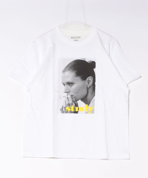 ADAM ET ROPE'（アダムエロペ） tシャツ 半袖 STUDY for BIOTOP T 25SS