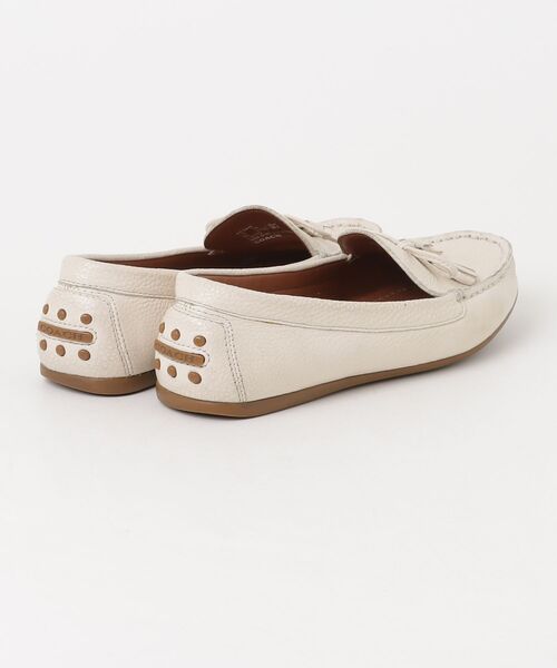 「COACH」 モカシンシューズ 36.5 ホワイト レディース_画像2