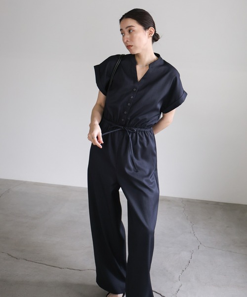 「select MOCA」 オールインワン MEDIUM ネイビー レディース_画像3