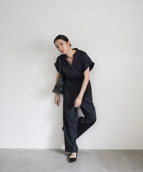 「select MOCA」 オールインワン MEDIUM ネイビー レディース_画像9
