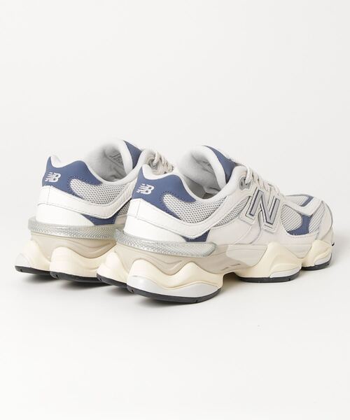 「New Balance」 ローカットスニーカー 27.5cm ホワイト×ブルー レディース_画像2