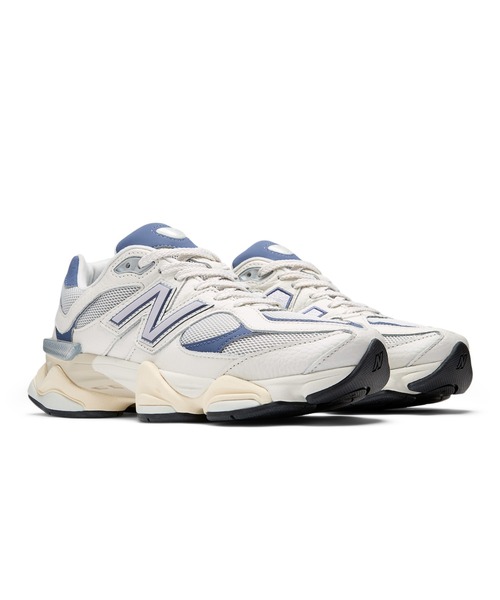 「New Balance」 ローカットスニーカー 27.5cm ホワイト×ブルー レディース_画像5