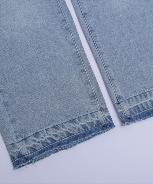 「AMELY」 デニムパンツ L ブラック系その他 レディース_画像3