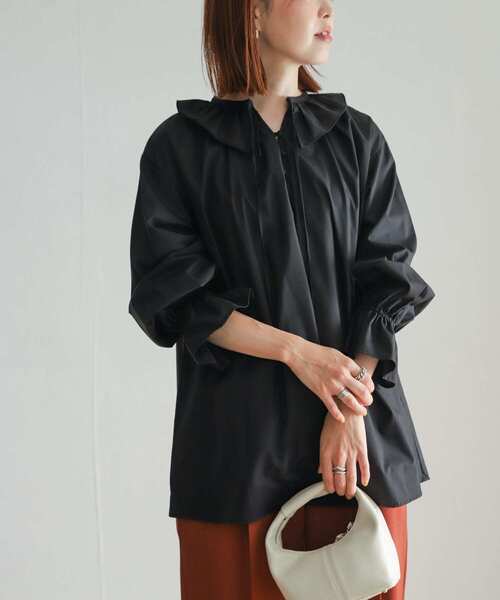 「URBAN RESEARCH DOORS」 長袖チュニック MEDIUM ブルー レディース_画像4