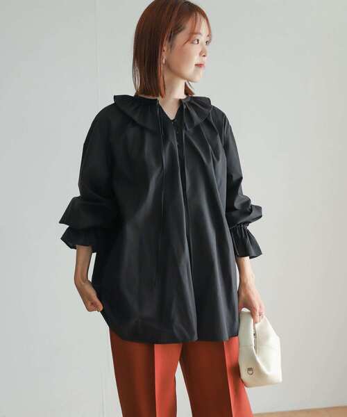 「URBAN RESEARCH DOORS」 長袖チュニック MEDIUM ブルー レディース_画像5