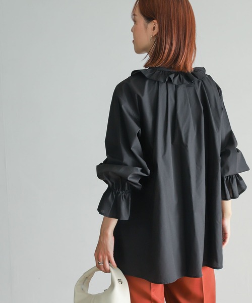 「URBAN RESEARCH DOORS」 長袖チュニック MEDIUM ブルー レディース_画像7