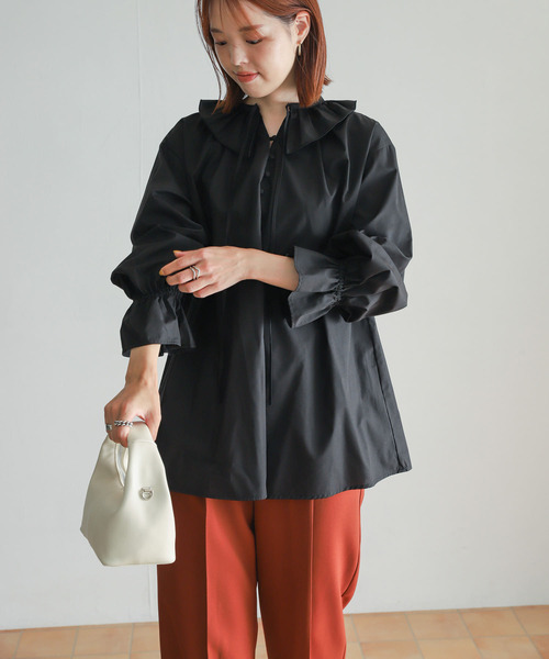 「URBAN RESEARCH DOORS」 長袖チュニック MEDIUM ブルー レディース_画像9