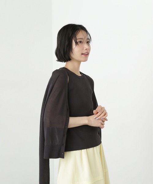 「N.(N. Natural Beauty Basic)」 ニットアンサンブル MEDIUM ブルー レディース_画像2