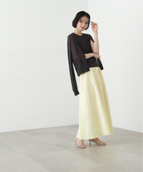 「N.(N. Natural Beauty Basic)」 ニットアンサンブル MEDIUM ブルー レディース_画像3