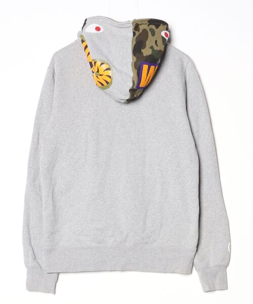 A Bathing Ape グレー ジップアップパーカー A BATHING APE（アベイシングエイプ） ジップアップパーカー LARGE