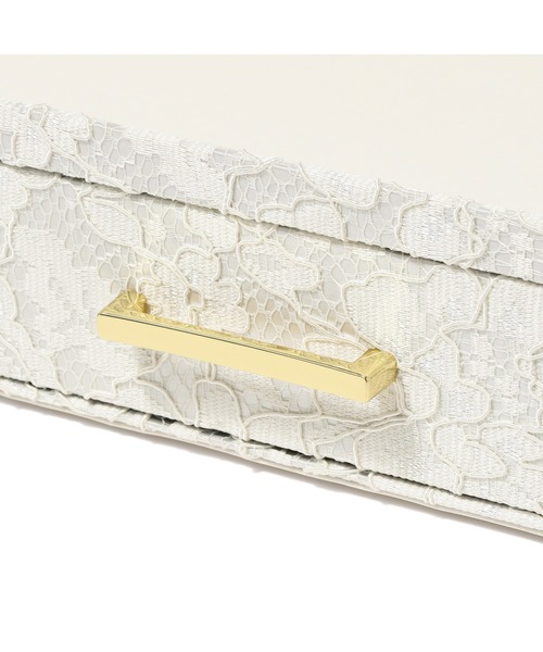 Francfranc（フランフラン） 文房具 レース ステーショナリーボックス