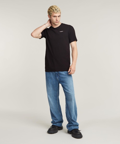G-STAR RAW tシャツ SLIM BASE T-SHIRT/ベーシックワンポイント