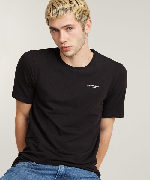 送料込★G-Star★半袖Tシャツ Slim Base Tシャツ G-STAR RAW tシャツ SLIM BASE T-SHIRT/ベーシックワンポイント