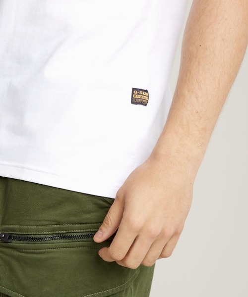 G-STAR RAW tシャツ SLIM BASE T-SHIRT/ベーシックワンポイント