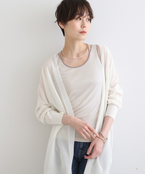 新品未使用⭐︎ AlignTストラップタンクトップ INDIVI タンクトップ ノースリーブ 「洗える/日本製」ストラップ
