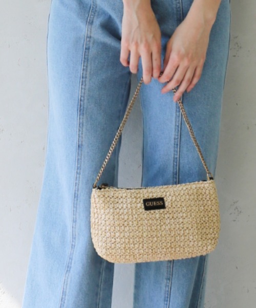 GUESS（ゲス） ショルダーバッグ バッグ CUT OUT フェイクレザー