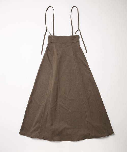 RUIRUE BOUTIQUE マルチサイズ スカート サスペンダー付き ハイ