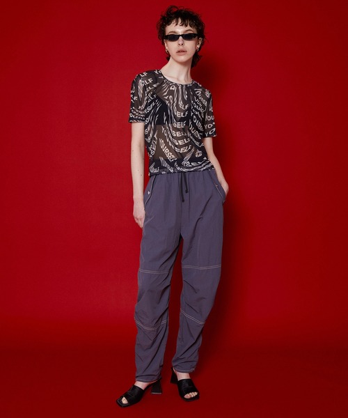 MAISON SPECIAL DISTORTIONプリントトップス MAISON SPECIAL tシャツ Distortion Print Top/DISTORTION