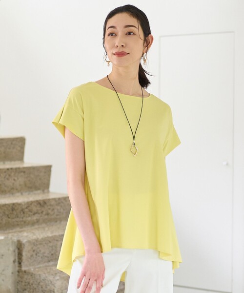 tシャツ 「WEB限定」「UVケア・吸汗速乾・洗える」ファンクショナルツイストジャージー カットソー レディース