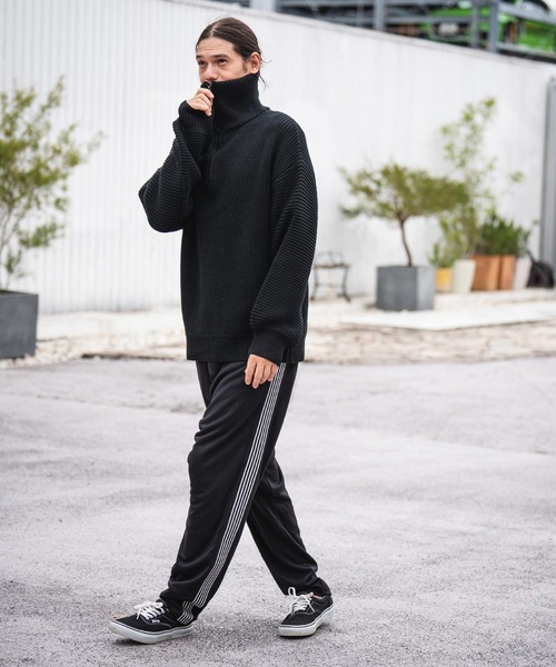 【新品】CAMBIO サルエルパンツ ブラック CAMBIO(カンビオ)】Slacks Fabric Sarrouel Pants サルエル