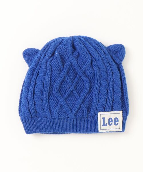 Lee ニット帽 ニットキャップ 「KIDS」Lee 猫耳ケーブルニット