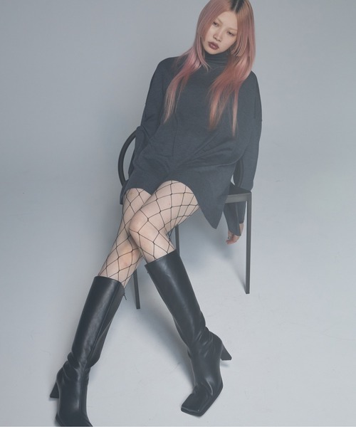 JOSE MOON ニット セーター WOOL BASIC OVER KNIT TOPS/ウール