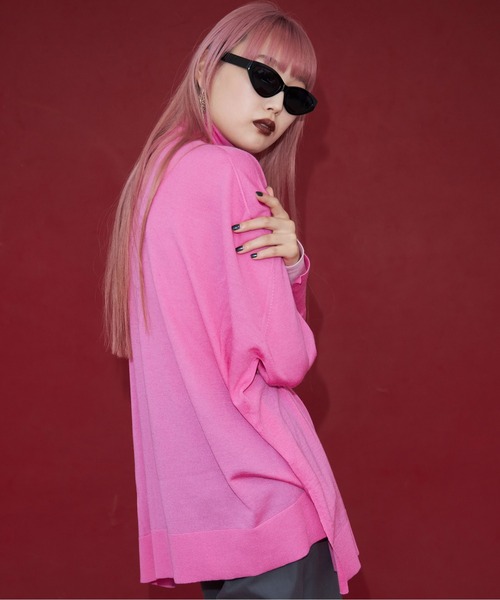 JOSE MOON ニット セーター WOOL BASIC OVER KNIT TOPS/ウール