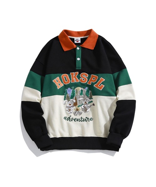 トレーナー スウェット HOOK -original- アメカジカートゥーン