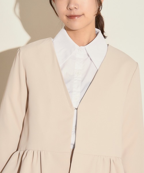 H.TOKYO セットアップ 「セットアップ」ノーカラージャケット