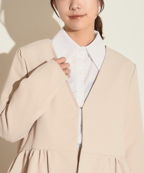 H.TOKYO セットアップ 「セットアップ」ノーカラージャケット