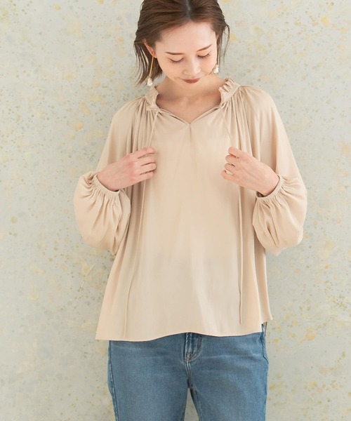 2WAY ネックフリルブラウス URBAN RESEARCH ROSSO WOMEN（アーバンリサーチ ロッソ）の