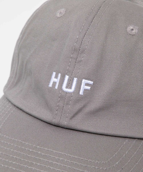 HUF 6パネルキャップ ツートーン アイボリー ノームコア 刺繍ロゴ HUF 6パネルキャップ ツートーン アイボリー ノームコア 刺繍