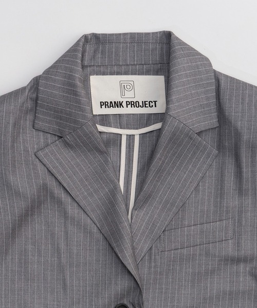 PRANK PROJECT テックウールショートジャケット PRANK PROJECT ジャケット テーラードジャケット フォールドヘム