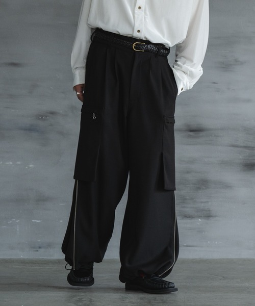 パンツ カーゴパンツ Zip baggy cargo pants/ジップバギーカーゴパンツ