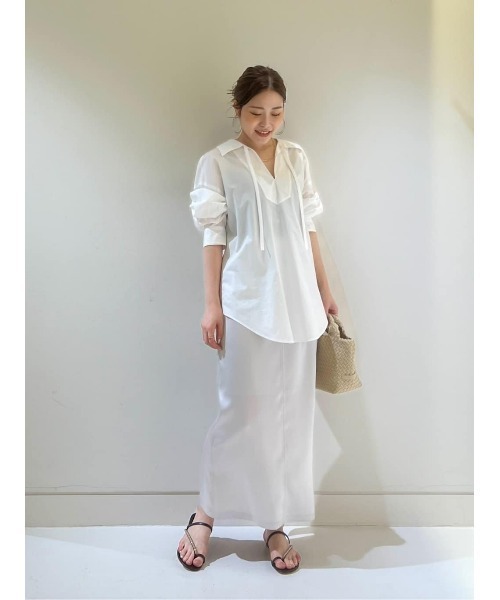 allureville / アルアバイル スーピマコットンスキッパーシャツ スーピマコットンスキッパーシャツ|allureville OFFICIAL SITE