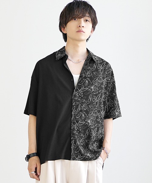 MinoriTY（マイノリティ） シャツ 半袖 「MinoriTY」さらさら配色