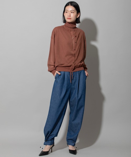 カーディガン 無地 out010010 ボレロ ニット ショート丈 ウール カシミヤ ニットカーデ 大きいサイズ レデイース レディス mimigrant カーディガン 無地 out010010 ボレロ ニット ショート