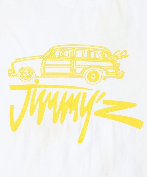 tシャツ VINCENT50 Jimmy'z Car Print TEE / バンソンサンカント ジミーズ カー プリントティー レディース メンズ Port tシャツ VINCENT50 Jimmy'z Car Print TEE / バンソンサン