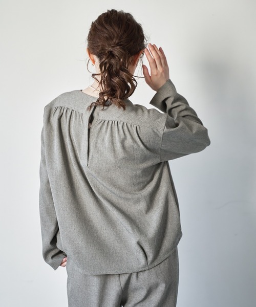 WHYTO（ホワイト） ブラウス シャツ 「WHYTO./ホワイト」裾タック