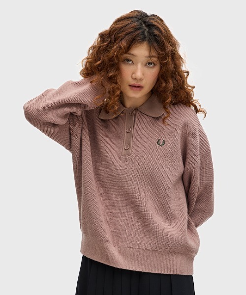 フレッドペリー FRED PERRY Knitted Shirt FRED PERRY（フレッドペリー）の「Knitted Shirt（ニット