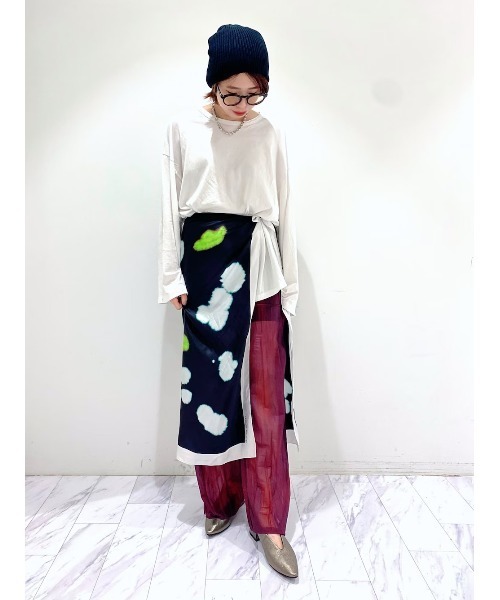 HIMIKO パンプス 「Made in Japan」Vカットブロックヒールパンプス