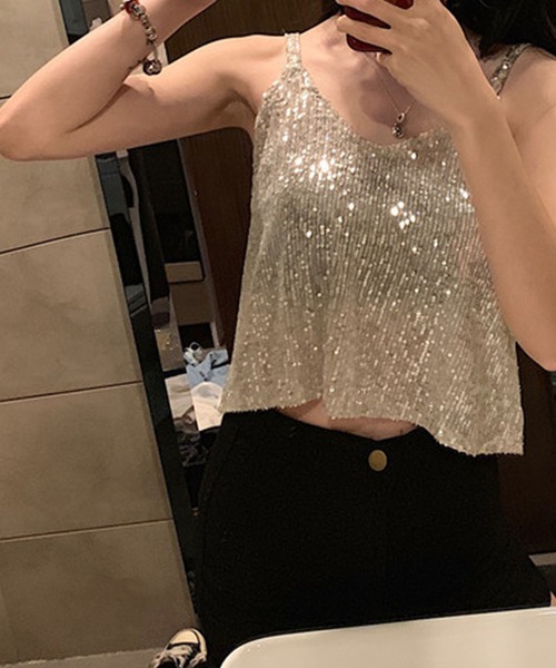 meJane（ミージェーン） キャミソール シアースパンコール