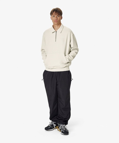 スウェット・トレーナー thisisneverthat Damaged Half Zip Polo Sweatshirt Damaged Half Zip Polo Sweatshirt – thisisneverthat® JP