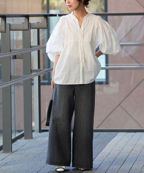 「JOURNAL STANDARD relume」 7分袖ブラウス FREE ベージュ レディース JOURNAL STANDARD relume 「JOURNAL relume」 7分袖ブラウス