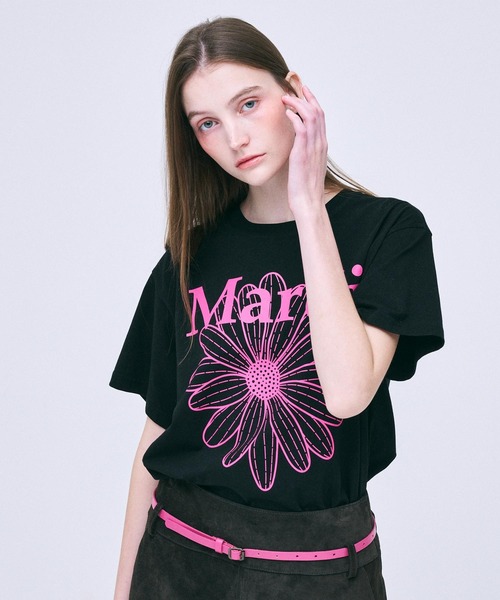 Mardi Mercredi tシャツ TSHIRT FLOWERMARDI レディース