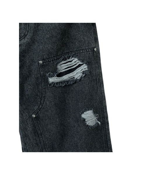 VI E DIT ジーンズ Double Knee Wide Denim Pants/ダブルニーワイド