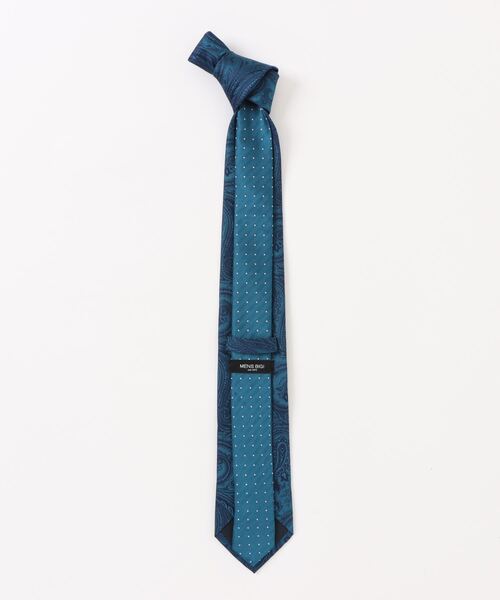 MEN'S BIGI（メンズビギ） ネクタイ シャドーペイズリー柄シルク