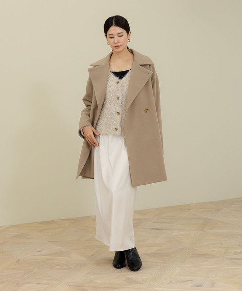 Elura（エルーラ） コート アウター ウールライクミドルコート/133689