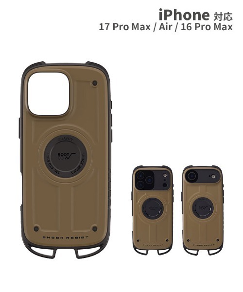 【新品未使用品】ROOT CO. for iPhone 17Pro ROOT CO. スマホケース iPhone 17 Pro Max/Air/16ProMax専用 ROOT CO