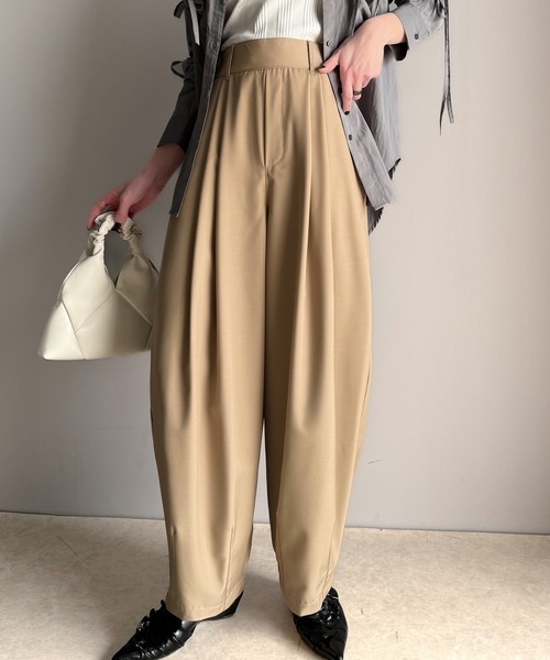 classicalelf（クラシカルエルフ） ワイドパンツ パンツ 上品なカーブ